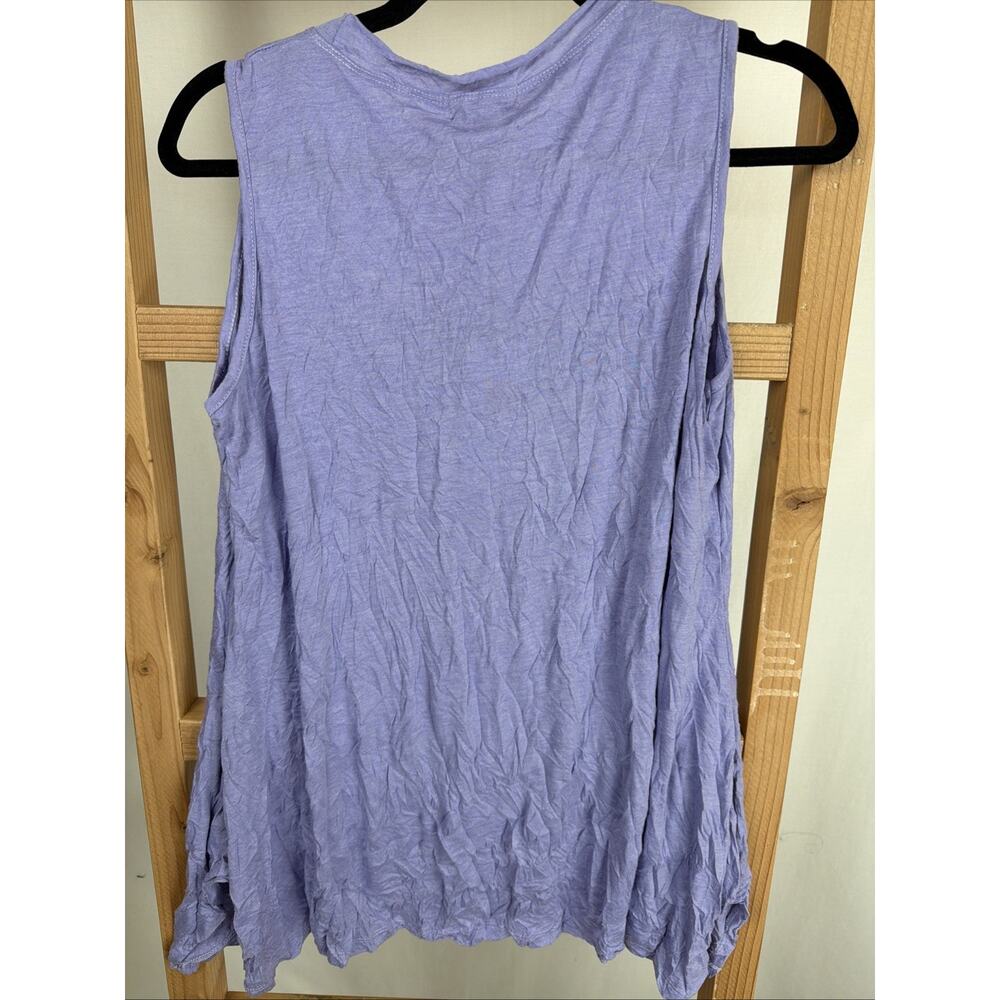 NWT Shana Lavendar Purple Scoop Neck Tank Top #1122 Size XS - Picture 3 of 4